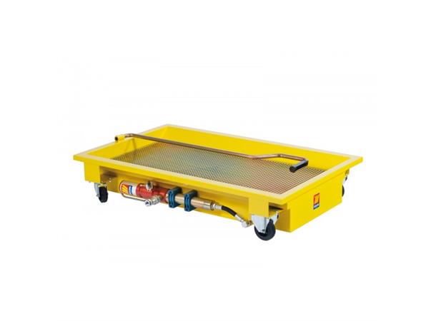 OLJEOPPSAMLER LAVTBYGGENDE MED PUMPE 120 120l. Wh. Exhausted Oil Drain Unit +Pump 