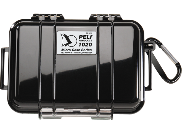 KASSE PELI 1020 MICRO SORT Innv. mål: 137x92x43 mm Peli 