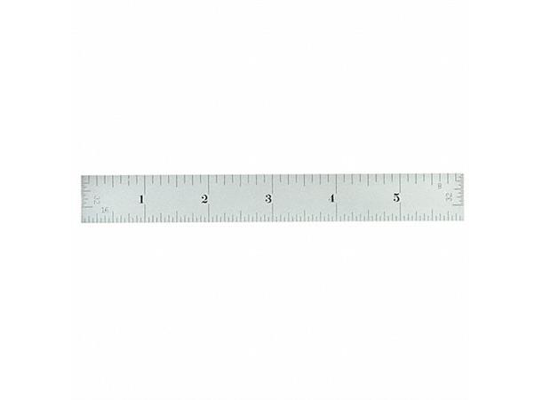 LINJAL STÅL TOMMEMÅLING  6" LENGDE C604RE-6 - Starrett 