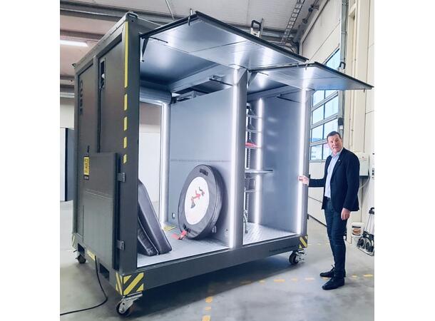 MOBILE MAINTENANCE DEPLOYMENT STATION CUBE, Tools & Accessories, RAL7012, FTC 
