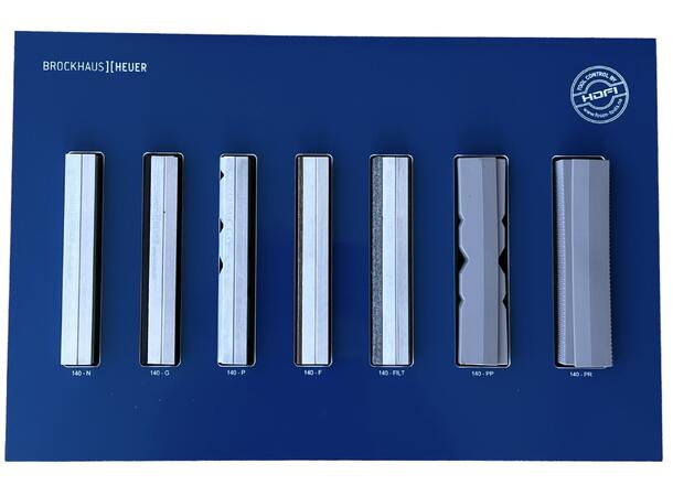 BAKKER FOR SKRUSTIKKE SETT 7 PAR 140MM Type P, G, F, N, Fi, PR, PP - Brockhaus 