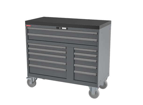 VERKTØYVOGN 12 SKUFFER 64X27E M/ HJUL 1193x572x1094mm NCS S 6502-B, Lista 