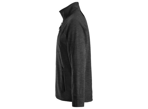 FLEECEJAKKE 8042 SORT/SORT STR: XS Snickers 