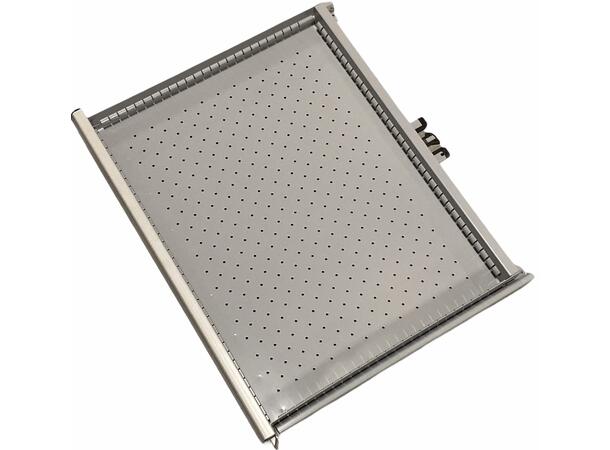 SKUFFE 64X36E LISTA H75MM SCR HVIT Inv.1088x612mm, 200kg, RAL 9010, Lista 