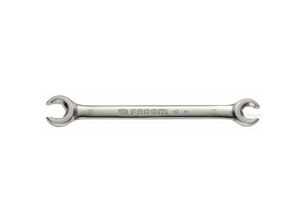 RINGNØKKEL ÅPEN 10X11MM SEKSKANT 42 Vinklet 15° - Facom 