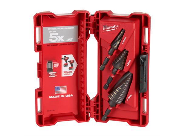 TRINNBOR SHW SETT 4-12, 4-20, 6-30MM Shockwave - Milwaukee Tilbehør 