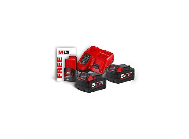BATTERISETT M18 NRG-502 Milwaukee 