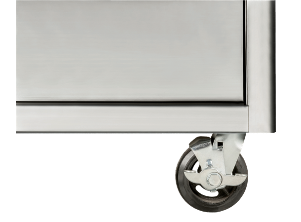 VOGN RUSTFRI 40" ROBUST BAHCO 7 SKUFFER B1100xH986xD501mm, Skuff: 3x50, 4x1116mm 