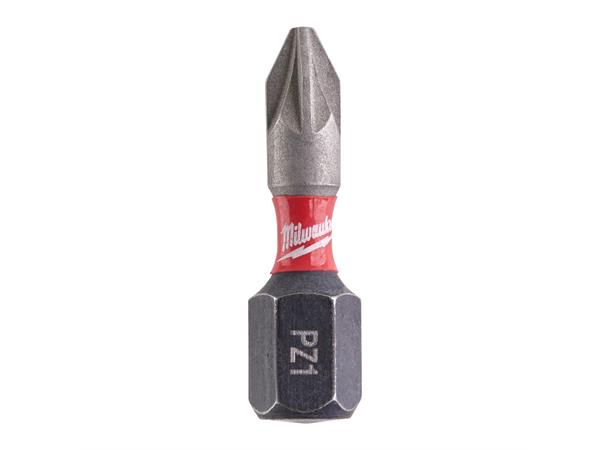 BITS SHOCKWAVE PZ1 X 25MM 2STK Milwaukee Tilbehør 
