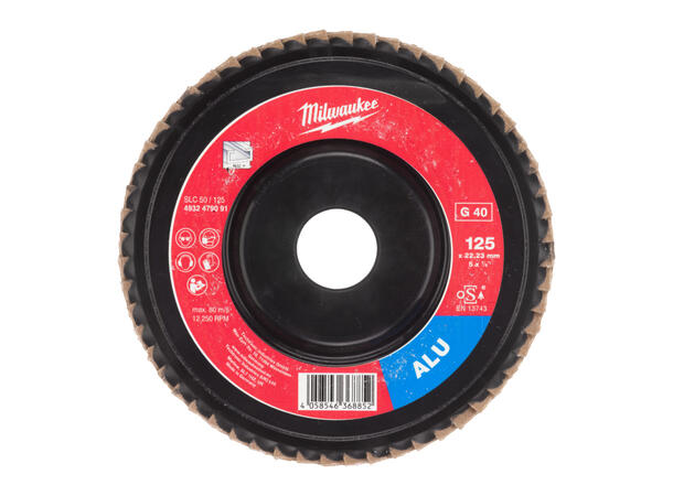 LAMELLRONDELL K40 125MM ALUMINIMUM SLC50/125 - Milwaukee 