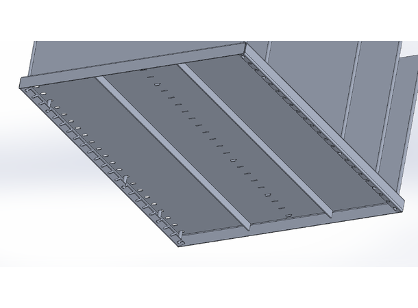 RACKING STORAGE AIRCRAFT SERVICE MODULES RAL 7016, Storage racking, aircraft part 