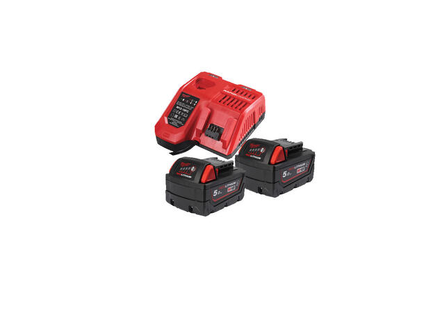 BATTERISETT M18 NRGCR-502 Milwaukee 