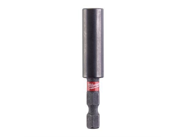BITSHOLDER 1/4" L=60MM MAGNET Shock Wave Milwaukee Tilbehør 
