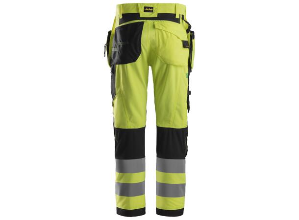 BUKSE 6932 HIGH-VIS KL.2 STR: 50 GUL/SORT Snickers 