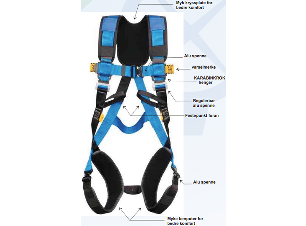 FALLSELE P-32 PRO M-XL Fallsikring 