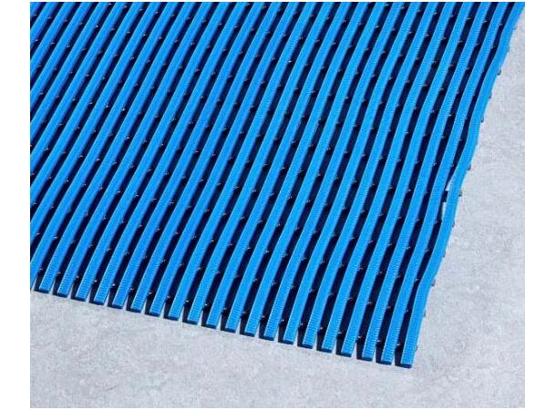 MATTE PVC VÅTROM B600xL10.000x10MM Blå, Sklisikker 