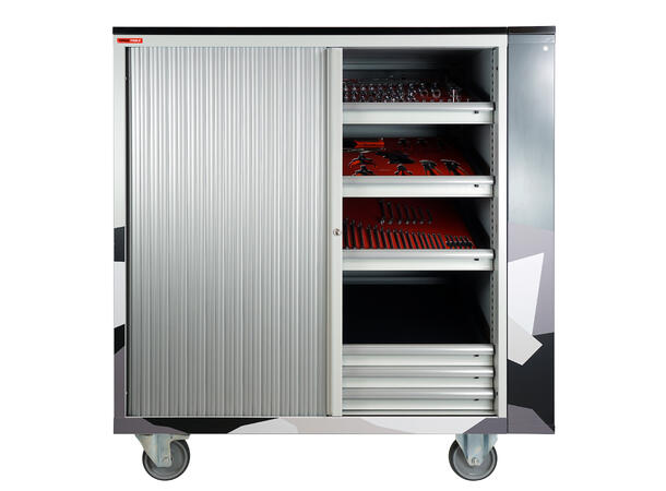 ROLLER CABINET AVIATION AW139 Inclined drawers, side cabinet, FTC 