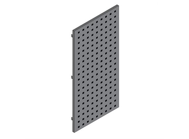 VERKTØYTAVLE LISTA CADDY 735X372X15Mm Sort Pulverlakk 