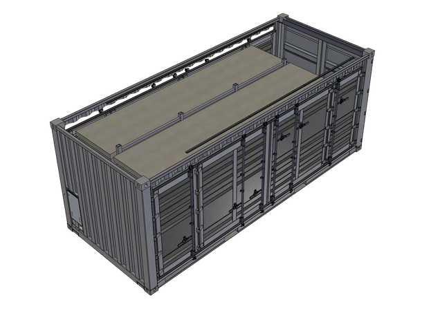CONTAINER JSM MISSILE 20F ISO Fitted for 4 ea. Joint Strike Missiles 