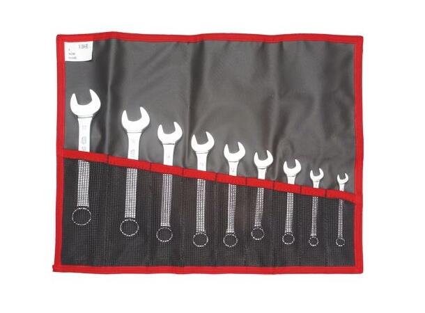 KOMBINASJONSNØKKELSETT  TOMMER 9 DELER  1/4"-3/4" - Facom 