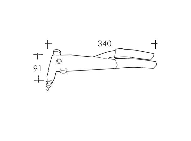 BLINDMUTTERTANG RIV901C M3-M6 PLASTESKE Boks med assortert blindmuttere, Eske 