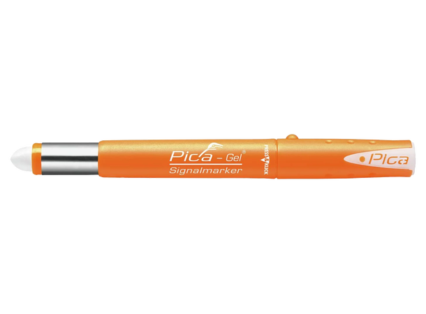 MERKEPENN PICA GEL HVIT Hvit vannbestandig merkestift 