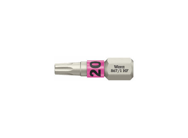 BITS 1/4" TORX® HF TX20 25MM 867/1 HF - Wera 