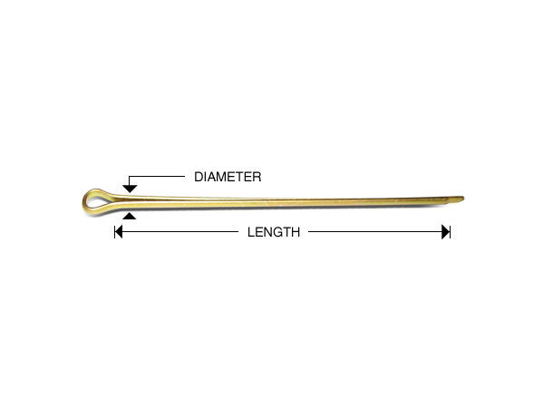 COTTER PIN  3/32" x 3/4" AN380-3-3 / MFR Model# MS24665-283 