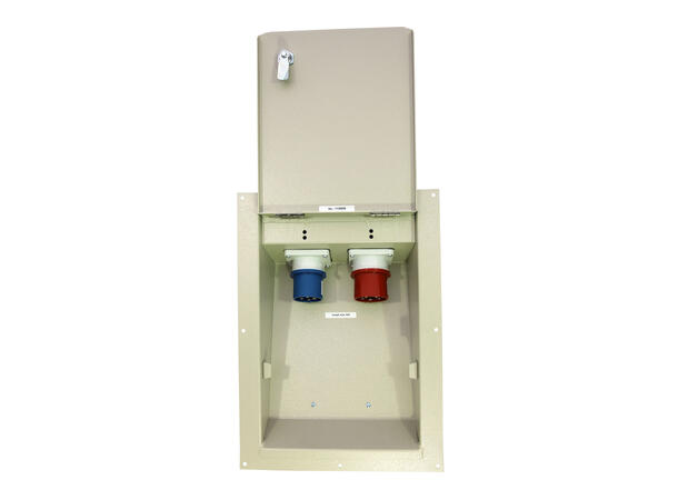 CONTAINERINNTAK 32A 230V/400V 25kW, Lysbryter, 3 x 230v, 16A-3P, 400v 