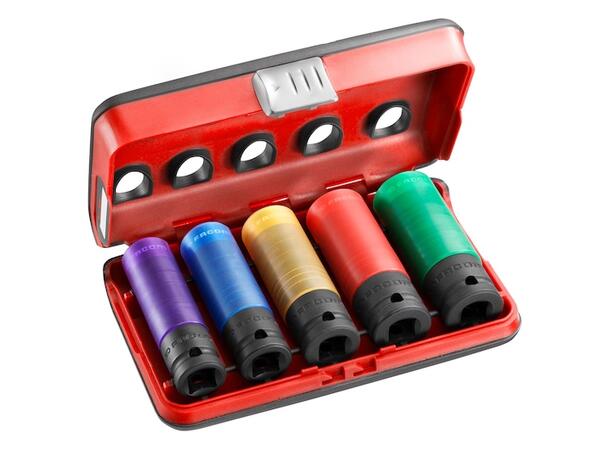 KRAFTPIPESETT HJUL 1/2" 5STK - METRISK NSI.5LPB 