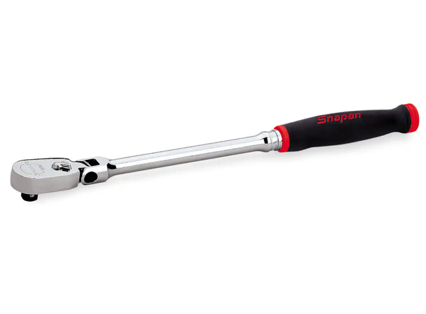 SKRALLE 3/8" DR. FLEX-HEAD SOFT GRIP RØD FHLF80A - Snapon 
