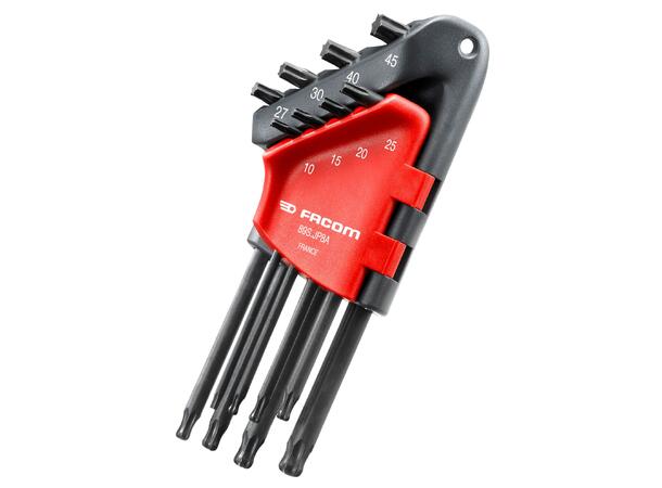 TORX® NØKKKELSETT 8 DELER TX10-TX45 L-nøkler - Facom 