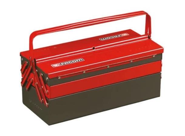VERKTØYKASSE 5-ROM 560 X 220 X 238MM 5Kg Rød/Sort Facom 