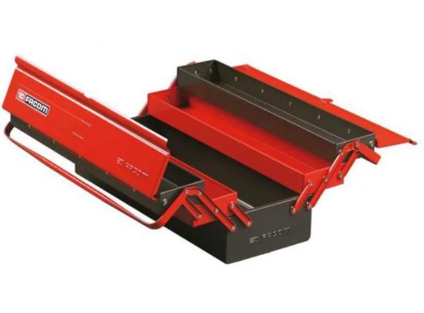 VERKTØYKASSE 5-ROM 560 X 220 X 238MM 5Kg Rød/Sort Facom 