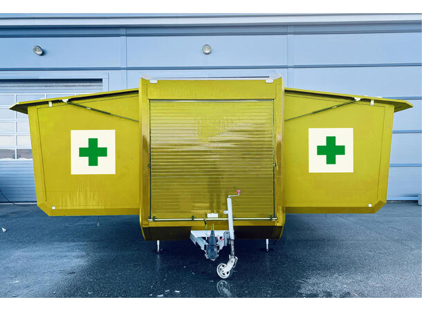 MOBILE FLEXMODULE TRAILER EXT. FIRST AID 3 in 1 solution, 3500 kg, 28m2 